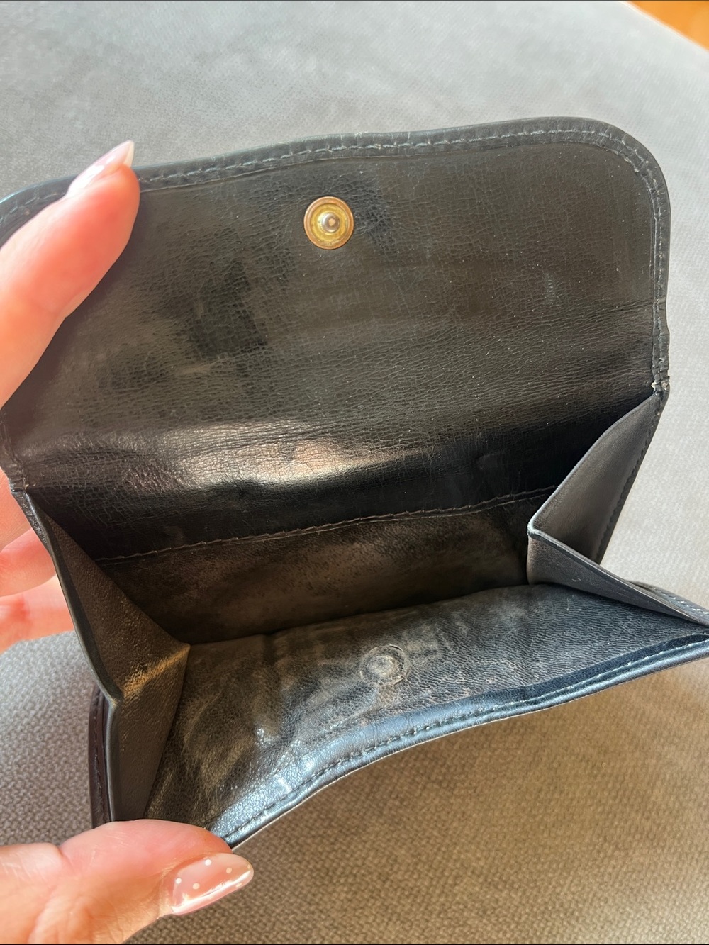 Gucci Sherry Line Old Gucci GG Canvas Vintage Bifold Wallet black - Picture 4 of 6